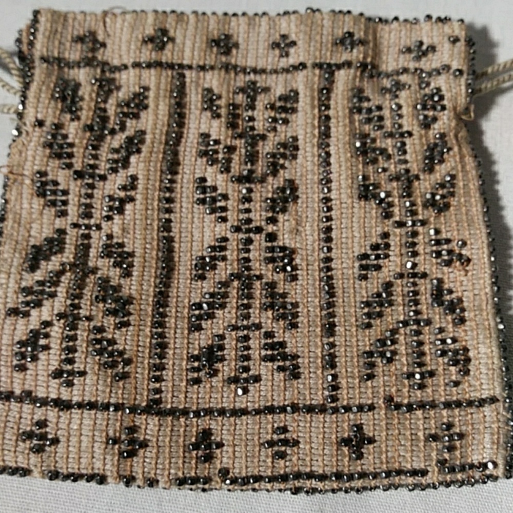 Metal Bead Mini Hand Bag